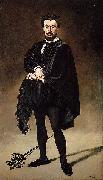 Edouard Manet, Philibert Rouviere as Hamlet The Tragic Actor